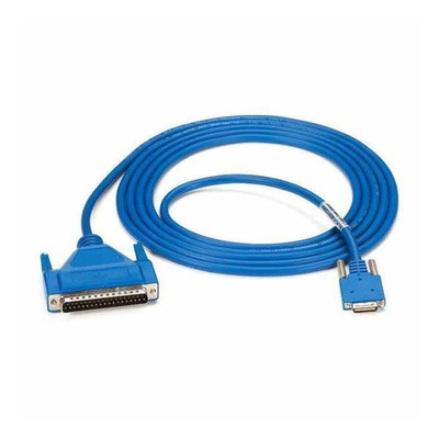 Cisco RS449 male DTE cable with extended control leads for CAB-SS-449MT-EXT-RF, compatible with networking equipment.