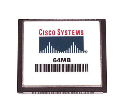 Cisco 64Mb Compactflash Memory Card for Cisco Devices - MEM-64CF - Compatible with Cisco routers and switches