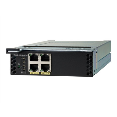 Cisco WAVE-INLN-GE-4T 4-Port LAN Expansion Module for Cisco 10/100/1000Base-T LAN100 - Network Switches