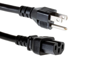 Cisco AC Power Cord for North America, C15 NEMA-5-15P, 2.5m length, compatible with Cisco devices