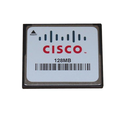 Cisco 128Mb Compactflash Memory Card for Catalyst 6500 Supervisor 720 - MEM-C6K-CPTFL128M= - Compatible with Catalyst