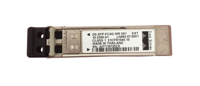 10-2250-01= - Cisco 4Gbps Fibre Channel Single-Mode 4km 1310nm SFP Transceiver