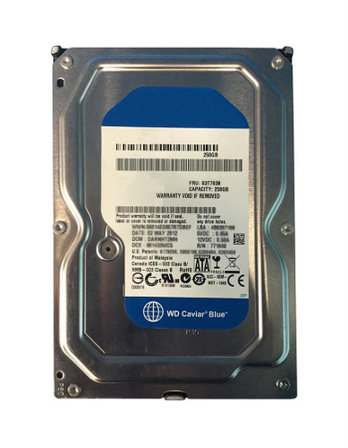 Lenovo 250GB 7200RPM SATA 6Gb/s 16MB Cache 3.5-Inch Hard Drive for ProLiant DL360p Gen8 servers
