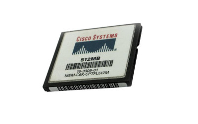 16-3309-01= - Cisco 512MB CompactFlash Memory Card
