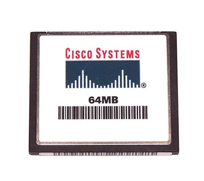 Cisco 64Mb Compactflash Memory Card for 2800 Series routers, MEM2800-64CF-TP=