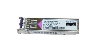 CWDM-SFP-1490-RGD-RF - Cisco 1Gbps 1000Base-Cwdm Single-Mode Fiber 80Km 1490Nm Duplex Lc Connector Sfp Transceiver