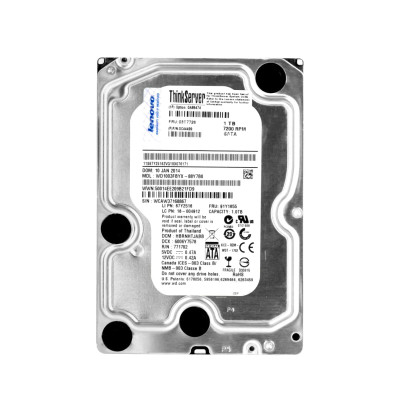 Lenovo 1TB 7200RPM SATA 6.0 Gbps 3.5 64MB Cache Hot Swap Hard Drive for ProLiant DL360p Gen8 servers