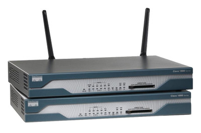 Cisco Dual Ethernet Security Router CISCO1811/K9-RF for V.92 Modem Backup, ideal for network security and data