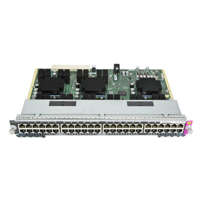WS-X4648-RJ45V-E - Cisco 48-Port PoE Gigabit RJ45 Line Card