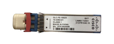 Cisco GLC-FE-100ZX-RF 100Base-Zx Fiber Transceiver Module for Single-Mode 80Km 1550Nm Duplex LC Connector - SFP