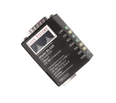 BL50R= - Cisco 10Mbps 10Base-T RJ-45 AUI Transceiver