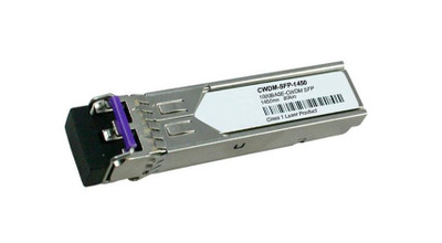 CWDM-SFP-1450 - Cisco 1Gbps 1000Base-CWDM 80km 1450nm Duplex LC SFP Transceiver