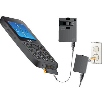 Cisco Wireless IP Phone 8821 Power Supply North America - Compatible with Cisco phones, essential for charging.