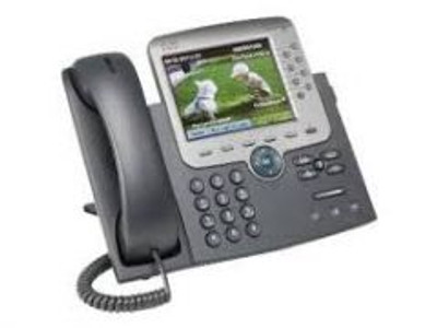 Cisco Unified IP Phone 7975G VoIP Phone in Charcoal - Refurbished, compatible with Cisco phone systems