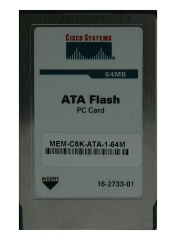 MEM-C6K-ATA-1-64M - Cisco 64MB PCMCIA ATA Flash Memory