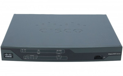 Cisco 867 ADSL2/2+ Annex A Security Router - Compatible with Cisco products - Mounted in a secure network setting