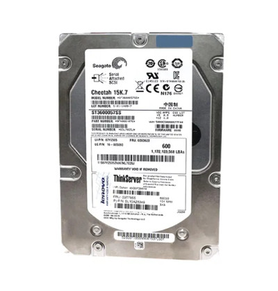 Lenovo 600GB SAS Hard Drive 15000RPM 3.5 16MB Cache - Compatible with Servers