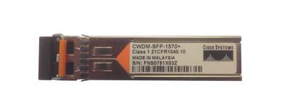 CWDM-SFP-1570 - Cisco 1Gbps 1000Base-CWDM 80km 1570nm LC SFP Transceiver