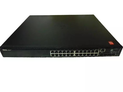 463-7265 - Dell 24-Port PoE+ Gigabit 4x SFP+ Layer 3 Switch