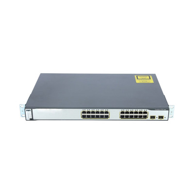 WS-C3750-24TS-E - Cisco 24-Port Fast Ethernet Layer 3 Managed Switch