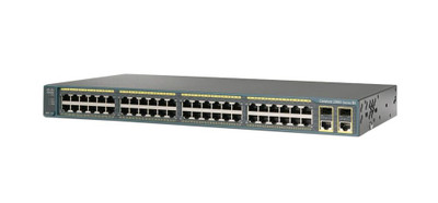 WS-C2960-48TC-S= - Cisco 48-Port 10Base-T 2x Gigabit Uplink Layer2 Switch