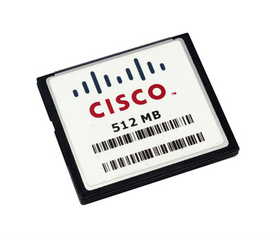 Cisco 512Mb Compactflash Memory Card for 1801 1811 1841 routers - Compatible with Cisco 1800 series routers
