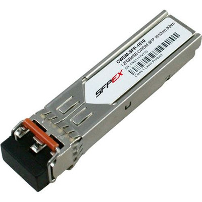 CWDM-SFP-1610 - Cisco 1Gbps 1000Base-CWDM Fibre Channel Single-mode Fiber 80km 1610nm Duplex LC Connector SFP Transceiver Module