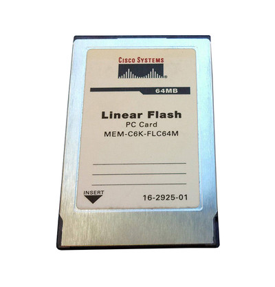 MEM-C6K-FLC64M - Cisco 64MB PCMCIA Flash Memory Card