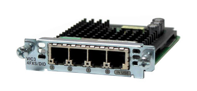 VIC3-2FXS-E/DID-RF - Cisco 2-Port FXS Voice/Fax Interface Card