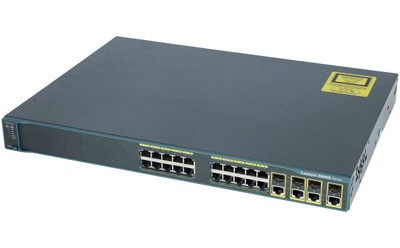 Cisco Catalyst 2960 Series 20-Port Gigabit Switch WS-C2960G-24TC-L - Rack-Mounted Ethernet Switch for Networking