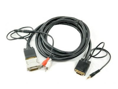 CAB-DVI-HDMI-RF - Cisco 8M Dvi To Hdmi Cable With 3.5Mm Mini-Jack Audio