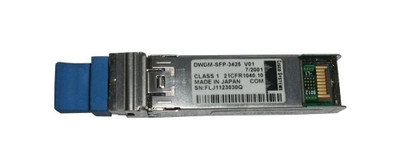 Cisco 1Gbps 1000Base-DWDM SFP Transceiver Module, 80km 1534.25nm LC Connector, Single-mode Fiber, for DWDM-SFP-3425
