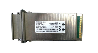 DWDM-X2-46.12-RF - Cisco 10Gbps DWDM Single-Mode 80km 1546.12nm X2 Transceiver