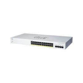 Cisco Business 220 Series Smart Switch 24x 10/100/1000 + 4x Gigabit SFP Rack-Mountable - Compatible with Server Racks