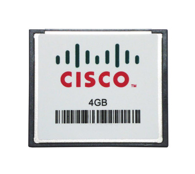 Cisco 4Gb Compactflash Memory Card for 1800/2800/3800 routers - Compatible with Cisco routers - MEM-CF-4GB-RF