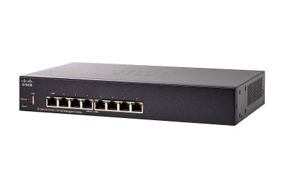 Cisco SF350-08 8-port 10/100 Ethernet switch for small business networks