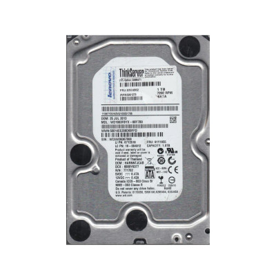Lenovo 1TB 7200RPM SATA 6Gb/s 3.5 Hard Drive for ProLiant DL360p Gen8 Servers