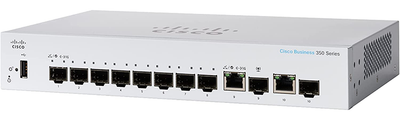 CBS350-8FP-2G - Cisco 8-Port Gigabit PoE+ 120W 2 SFP Managed Switch