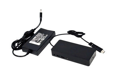 5M48M - Dell USB 3.0 2x USB 2.0 2x Display RJ-45 65W Docking Station