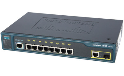 WS-C2960-8TC-S= - Cisco 8-Port 10Base-T RJ-45 Manageable Layer2 Switch