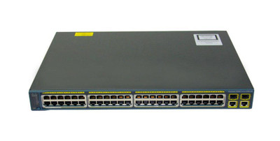 WS-C2960-48PST-S= - Cisco 48-Port 10/100 PoE Manageable Layer2 Network Switch