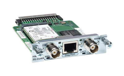 Cisco 3G Wireless High-Speed WAN Interface Card for HWIC-3G-CDMA-V-RF, compatible with routers