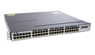 WS-C3750X-48T-S - Cisco 48-Port Gigabit Network Switch