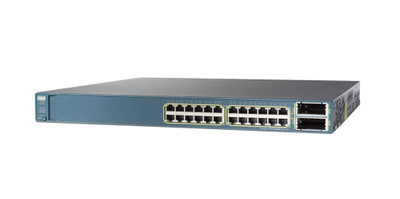 WS-C3560E-24PD-S= - Cisco 24-Port Gigabit PoE 2x 10GbE 750W Network Switch