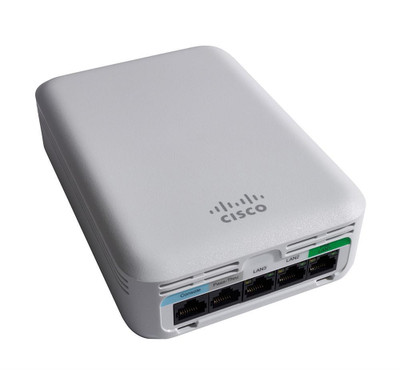 Cisco Aironet 1815W Series Reg Domain T wireless access point mounted in a business office
