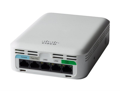 Cisco AIR-AP1810W-K-K9 802.11Ac Wave 2 Access Point for 3 Gbe K Regulatory Domain, mounted in a server rack