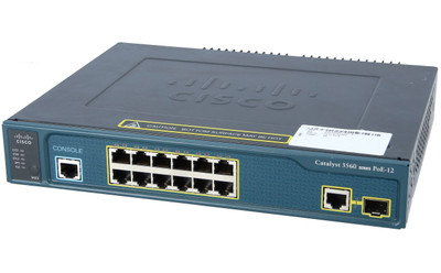 WS-C3560-12PC-S - Cisco 12-Port PoE Network Switch