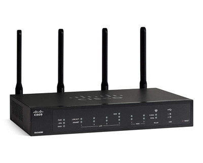 RV340W-E-K9-G5 - Cisco IEEE 802.11ac 4-Port Gigabit Dual WAN VPN Router