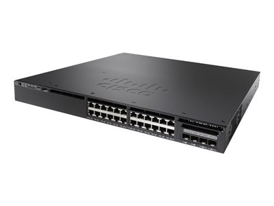 WS-C3650-24TS-S-RF - Cisco Catalyst 3650 - Layer 3- 24 10/100/1000 Ethernet Port 4X1G Uplinks Ip Base Ios-Managed