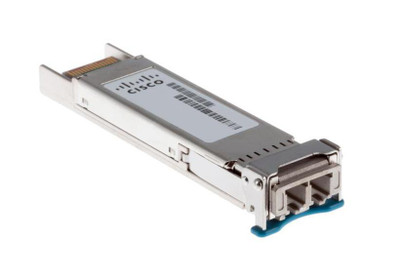 Cisco XFP-10GER-OC192IR-JT Transceiver Module for 10Gbps Single-mode Fiber, 40km, 1550nm, LC Connector, OC-192/STM-64.